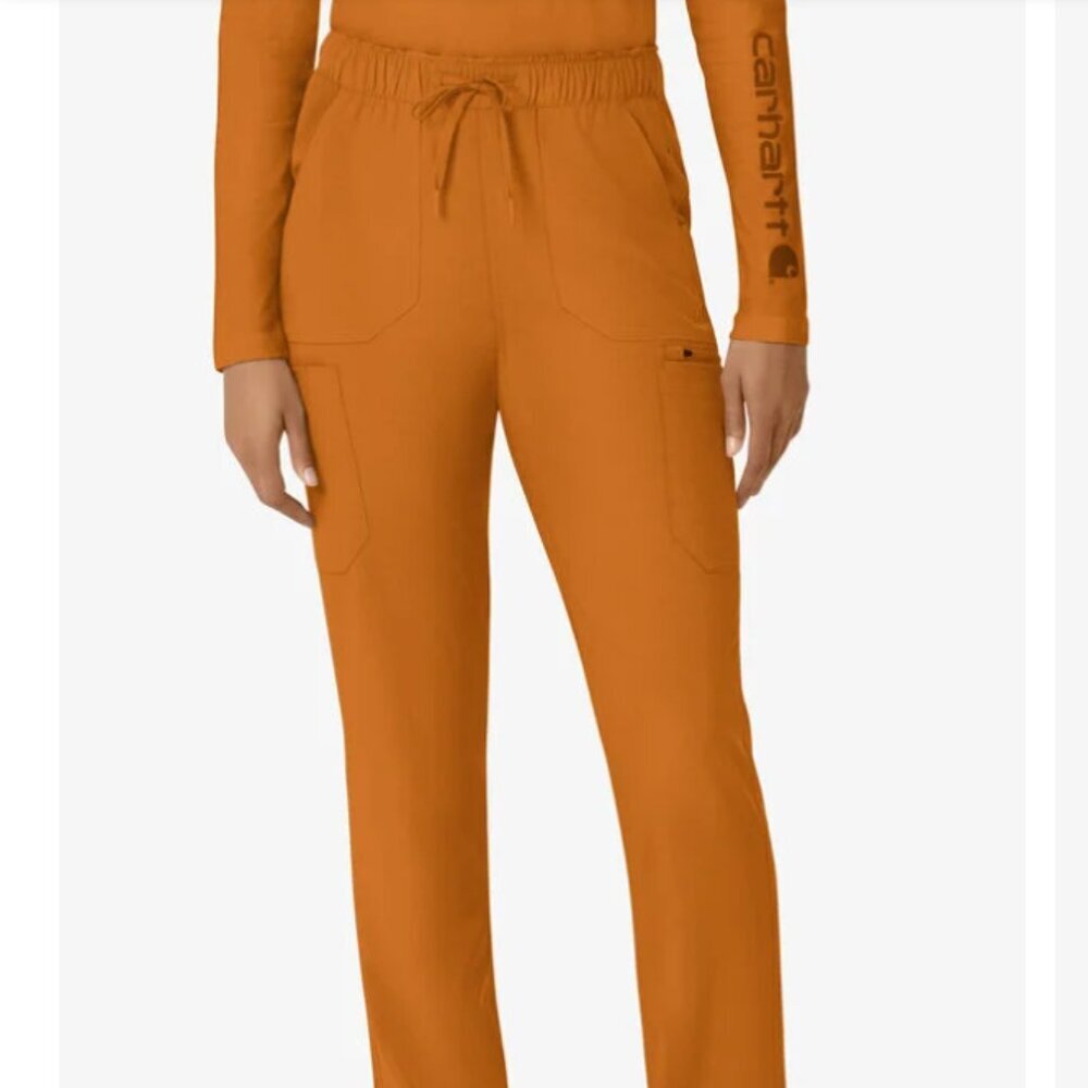 Carhartt Cross Flex Force Cargo Scrub Nurse Pants (Women's Petite Medium)